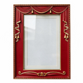 Act 1 Frames, Playbill Frame, Theatre Curtain Design, 8.5x11 with Mat for Standard Playbills, Wall and Tabletop Display (Red)