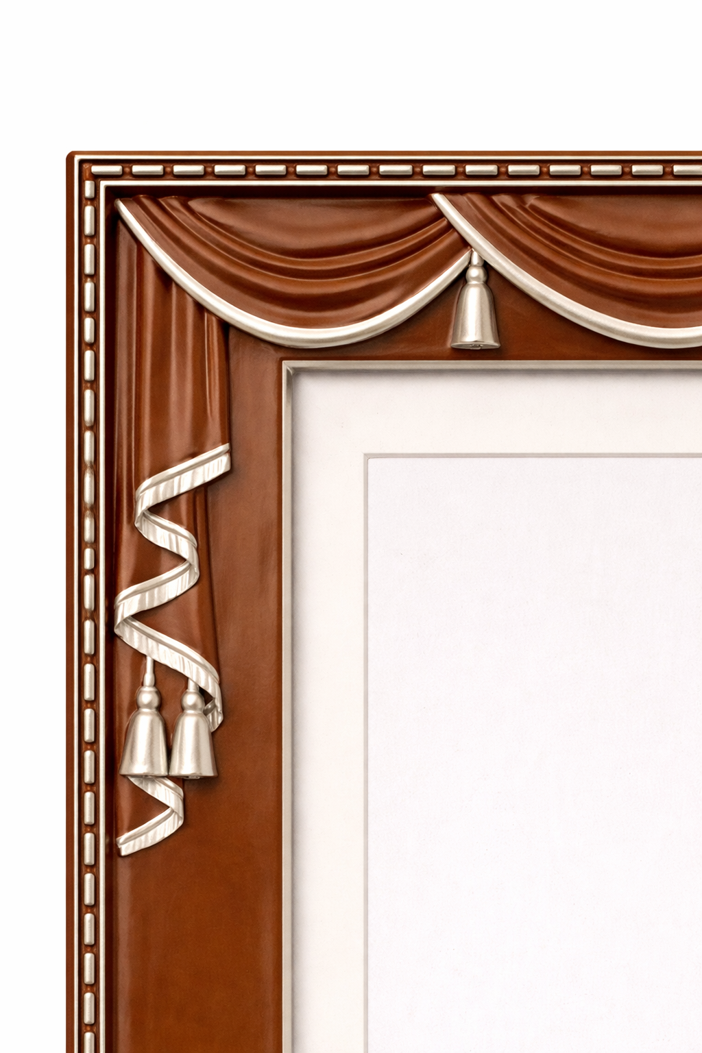 Act 1 Frames, Playbill Frame, Theatre Curtain Design, 8.5x11 with Mat for Standard Playbills, Wall and Tabletop Display (Brown)